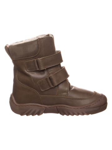 POM POM Leren winterboots bruin