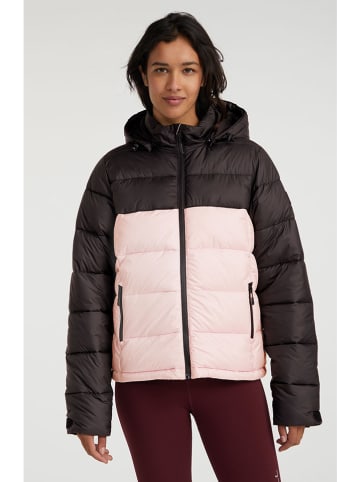 O'Neill Steppjacke in Rosa/ Schwarz