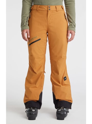 O`Neill Spodnie narciarskie "GTX Psycho Tech" w kolorze musztardowym