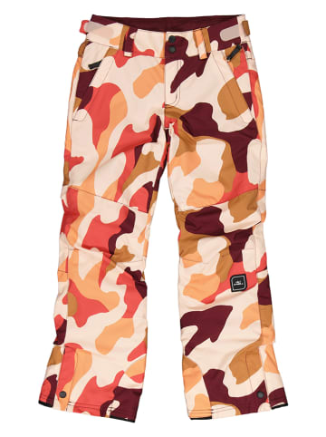 O´NEILL Ski-/ Snowboardhose in Creme/ Braun/ Rot
