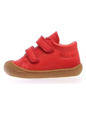 Naturino Leren loopleerschoenen "Cocoon" rood