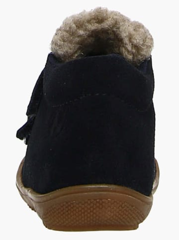 Naturino Skórzane buty "Brant" w kolorze granatowym do nauki chodzenia