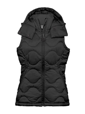 DOLOMITE Doorgestikte bodywarmer "Corvara Retro Light" zwart