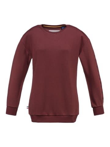 DOLOMITE Sweatshirt "Gard" in Bordeaux