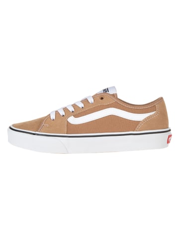 Vans Leder-Sneakers in Hellbraun