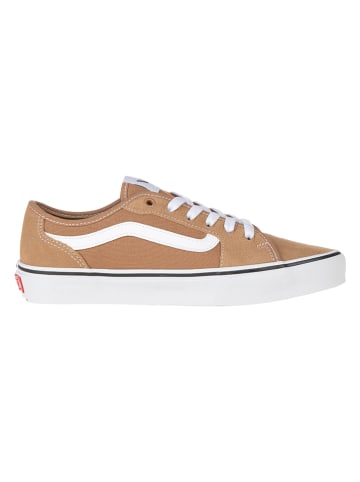 Vans Leder-Sneakers in Hellbraun