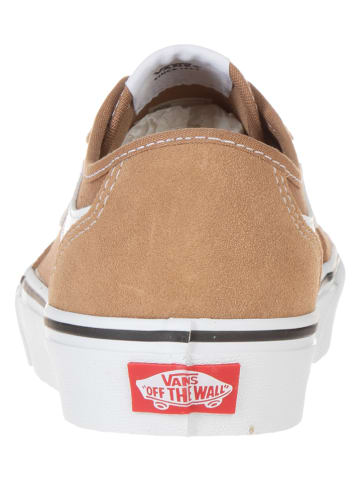 Vans Leder-Sneakers in Hellbraun