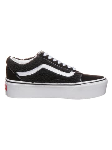 Vans Leder-Sneakers in Schwarz