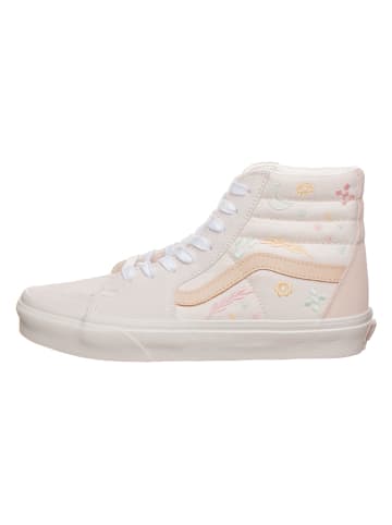 Vans Skórzane sneakersy w kolorze kremowym