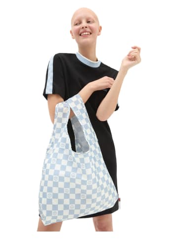 Vans Shopper bag w kolorze błękitno-białym - 41 x 34 x 3 cm