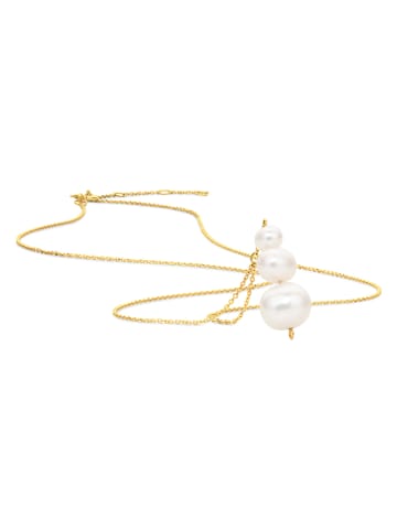 Diamant Exquis Gold-Halskette mit Anhänger - (L)45 cm
