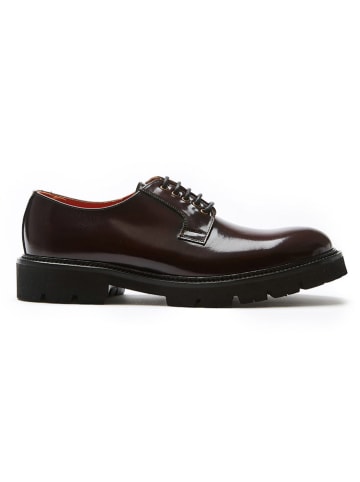 British Passport Leren veterschoenen rood