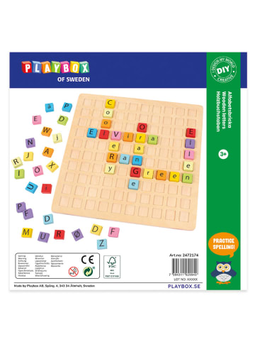 Playbox 100-delige houten letterset - vanaf 5 jaar