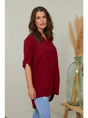 Curvy Lady Blouse bordeaux
