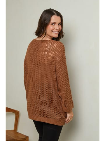 Curvy Lady Pullover in Camel