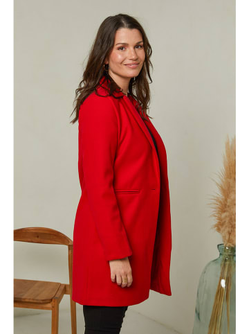 Curvy Lady Płaszcz przejściowy w kolorze czerwonym