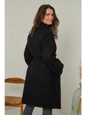 Curvy Lady Płaszcz przejściowy w kolorze czarnym