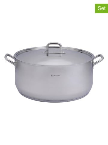 2-częściowy zestaw w kolorze srebrnym - Ø 50 cm