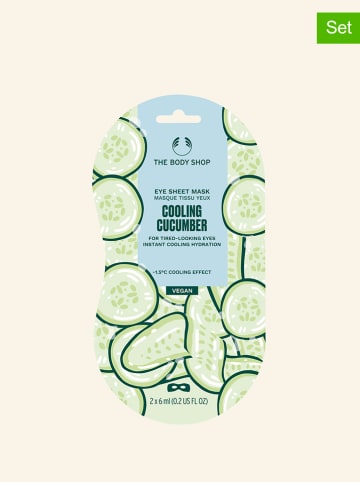 The Body Shop 2er-Set: Augenmasken "Cucumber", je 6 ml