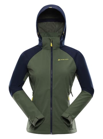 Alpine Pro Softshelljacke in Khaki/ Dunkelblau
