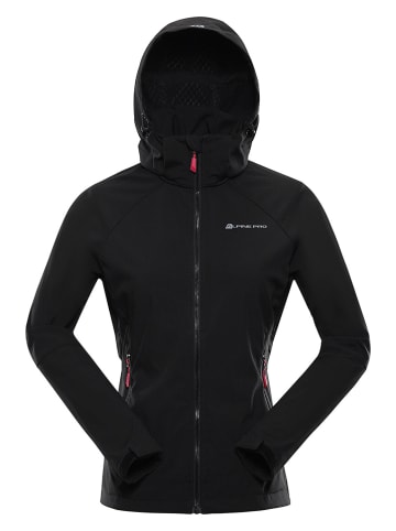 Alpine Pro Kurtka softshellowa "Lanca" w kolorze czarnym