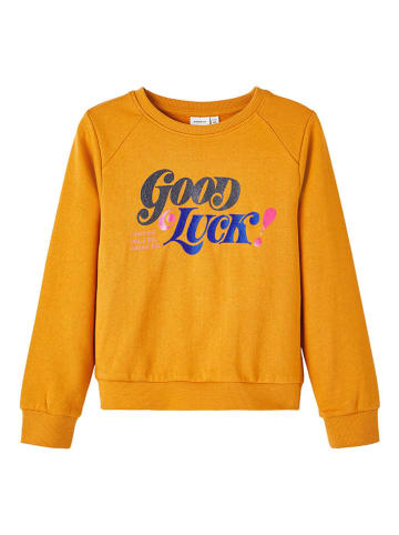 name it Sweatshirt "Natriane" oranje