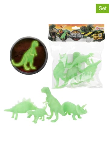 Toi-Toys 4tlg. Spielfiguren-Set "Fluoreszierender Dino" - ab 3 Jahren