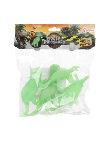 Toi-Toys 4tlg. Spielfiguren-Set "Fluoreszierender Dino" - ab 3 Jahren