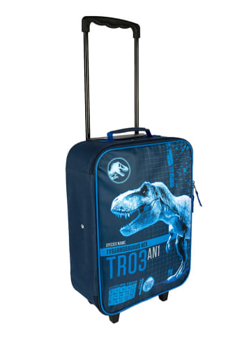 SCOOLI Trolley "Jurassic World" in Blau - (B)46 x (H)32 x (T)16 cm