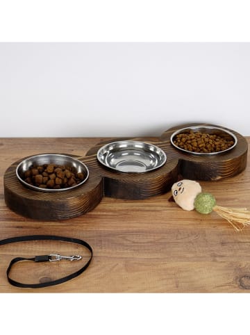 Scandinavia Concept Futternapf in Walnuss - (L)48 x (B)16,5 cm