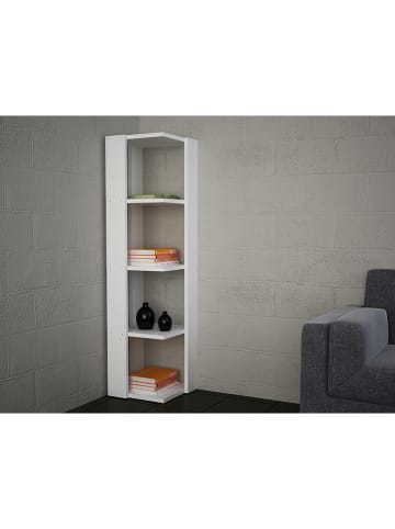 Scandinavia Concept Boekenkast wit - (B)31 x (H)120 x (D)33 cm