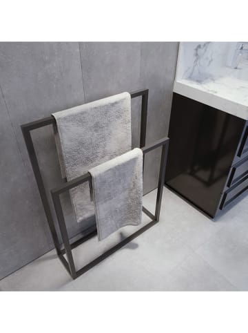 Scandinavia Concept Handtuchständer in Schwarz - (B)21 x (H)89 x (T)21 cm