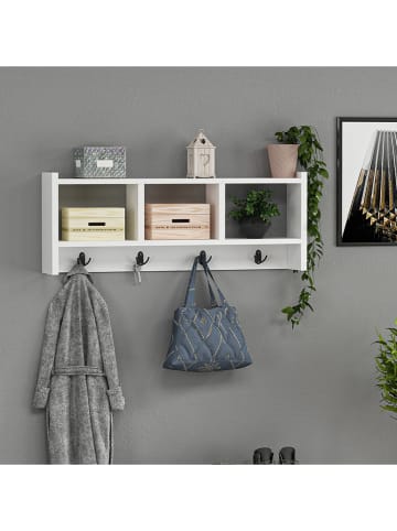 Scandinavia Concept Garderobe in Weiß - (B)75,5 x (H)35 x (T)22 cm