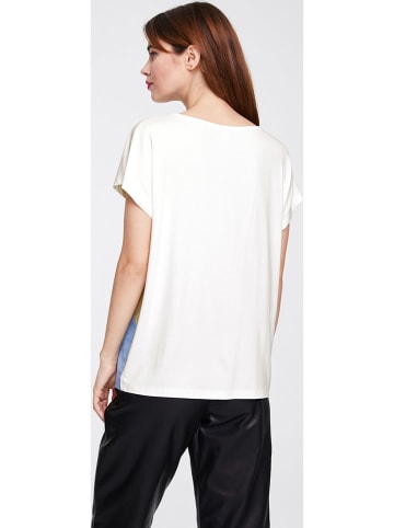 Heine Shirt in Weiß/ Blau