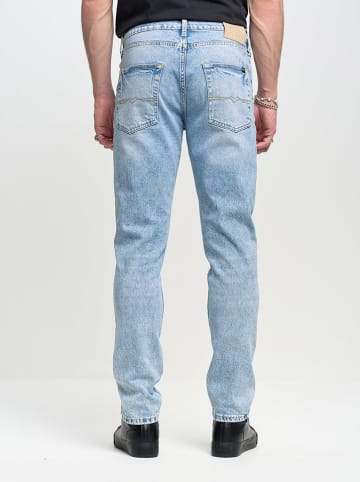 BIG STAR Dżinsy "Harper" - Tapered fit - w kolorze błękitnym