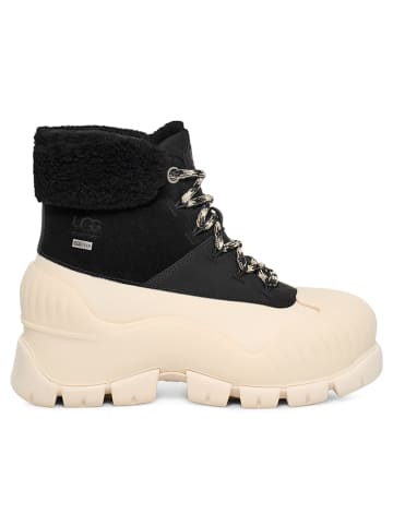 UGG Boots met lamsvacht "Adiroam Hiker" beige/zwart