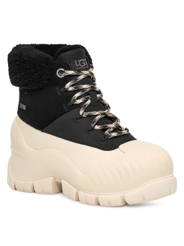 UGG Boots met lamsvacht "Adiroam Hiker" beige/zwart