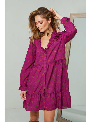 Plume Jurk "Ina" paars