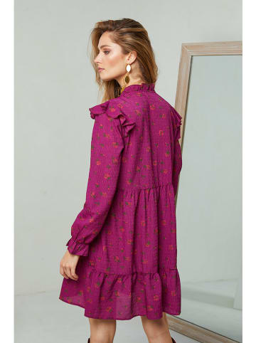 Plume Jurk "Ina" paars