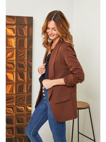 Plume Blazer "Marius" bruin