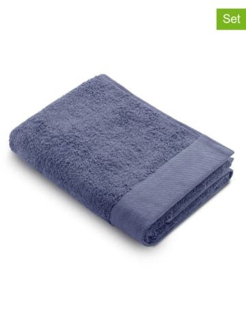 Walra Ręczniki (2 szt.) "Remade" w kolorze niebieskim