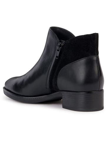 Geox Leder-Ankle-Boots "Felicity" in Schwarz