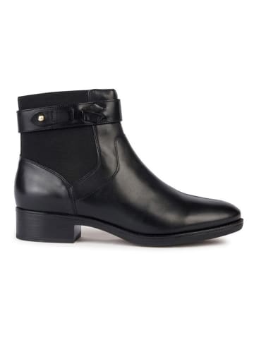 Geox Leder-Ankle-Boots "Felicity" in Schwarz