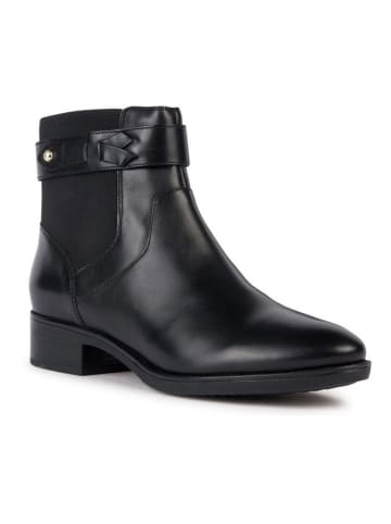 Geox Leder-Ankle-Boots "Felicity" in Schwarz
