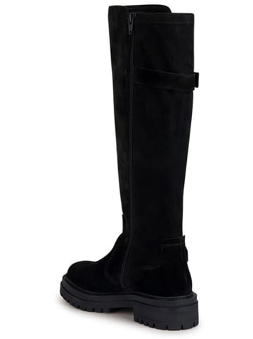 Geox Leder-Stiefel "Iridea" in Schwarz