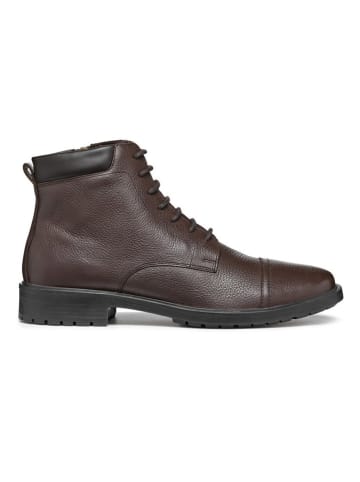 Geox Leren boots "Kapsian" bruin