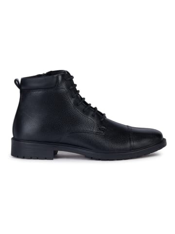 Geox Leren boots "Kapsian" zwart