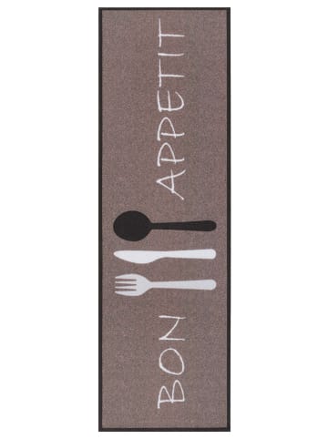 Hanse Home Chodnik "Bon Appetit Cutlery" w kolorze jasnobrązowym
