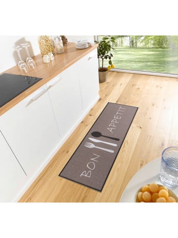 Hanse Home Chodnik kuchenny "Bon Appetit Cutlery" w kolorze jasnobrązowym
