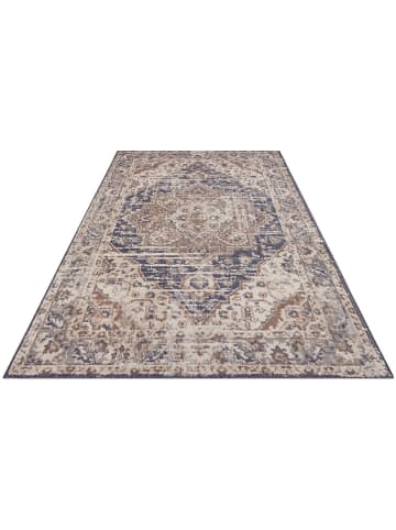 Hanse Home Kurzflor-Teppich "Sand" in Creme/ Blau